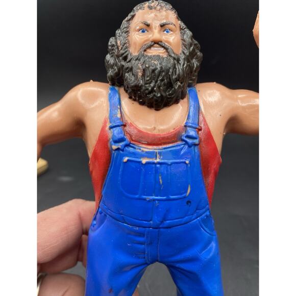 HILLBILLY JIM FIGURE WWE LJN WWF WRESTLING SUPERSTARS SERIES - Picture 8 of 10